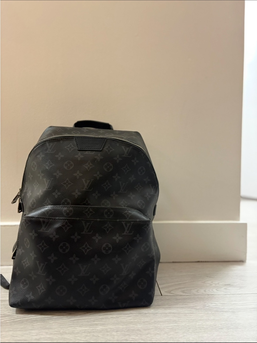 Louis Vuitton Black Monogram Eclipse Men's Backpack